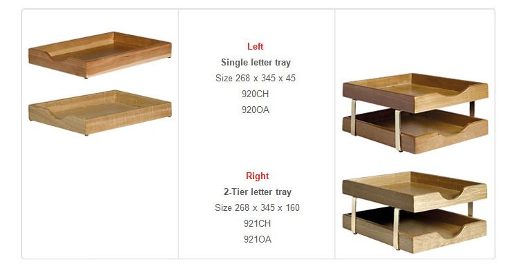 Executive Wood Desk Set - Image 2