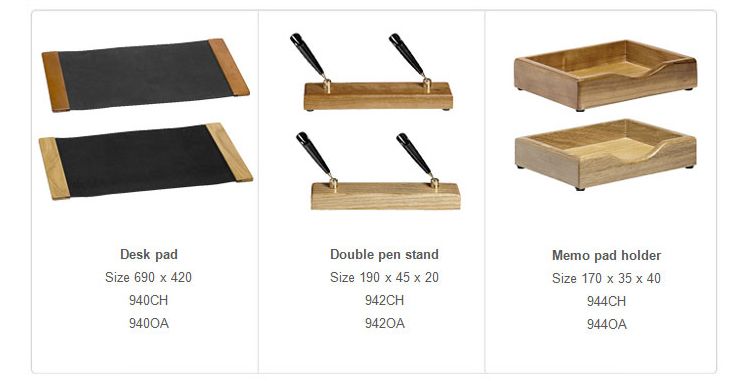 Executive Wood Desk Set - Image 3
